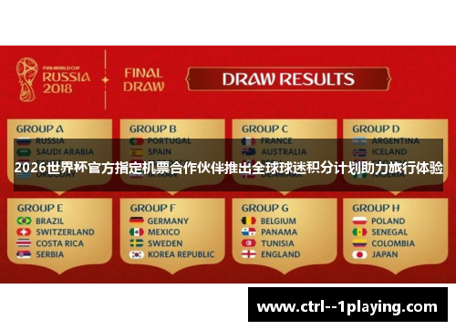 2026世界杯官方指定机票合作伙伴推出全球球迷积分计划助力旅行体验 2026世界杯官方指定机票合作伙伴推出全球球迷积分计划助力旅行体验